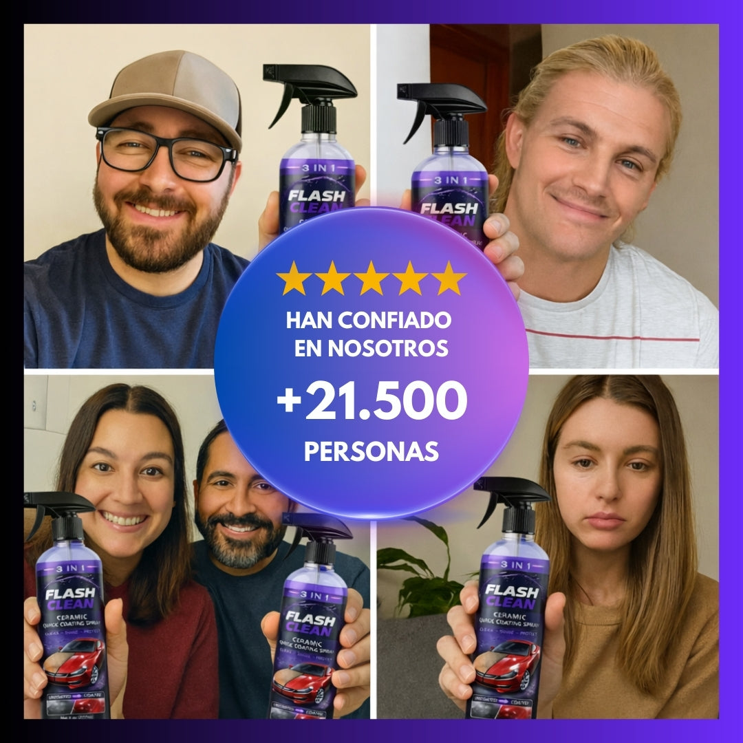 FlashClean ShineBoost™ Limpieza y protección profesional