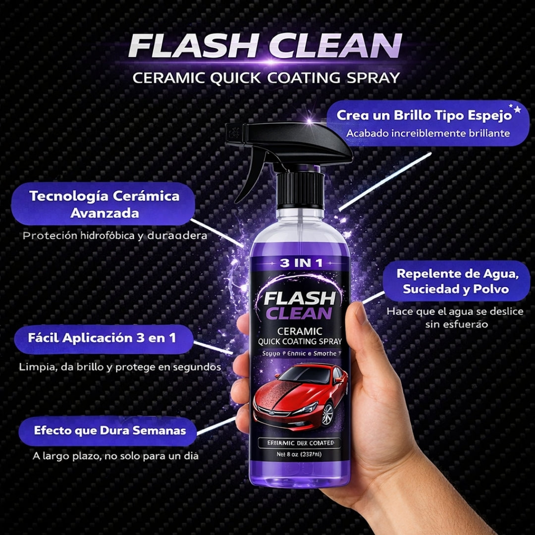 FlashClean ShineBoost™ Limpieza y protección profesional
